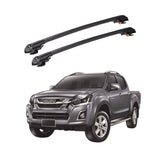 ISUZU D-MAX (RT85) 2016-2019 TRX1 Thunder Carrier Barres transversales pour galerie de toit de voiture, 2 barres